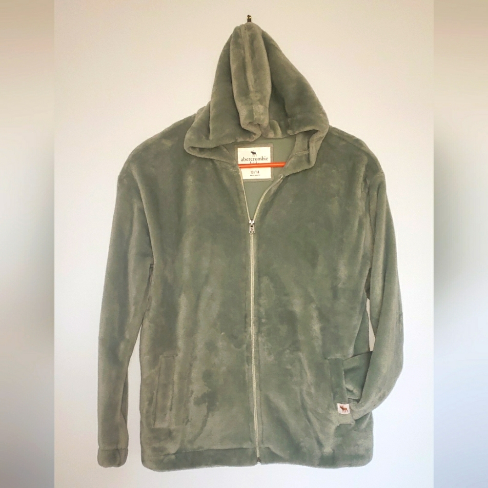Abercrombie Kids | Full Zip Soft Plush Hoodie